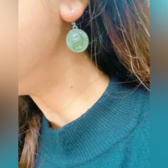 Beautiful silver coin 🪙 earrings | NWT - Picture 7 of 8